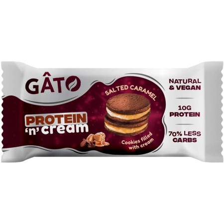GATO Protein Creams - Salted Caramel Caramel Cream - 18x50g