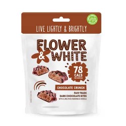 Flower & White Bites - Chocolate Crunch - 6x75g