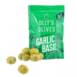 Olly's - Olives - Garlic & Basil - 12 x 50g