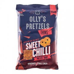 Olly's Pretzel Thins - Vegan Sweet Chilli - 10x35g