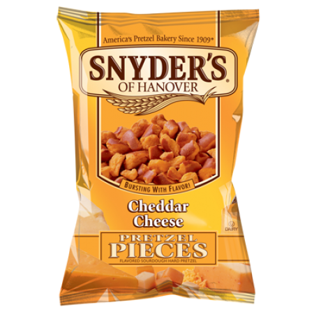 Snyder's Cheddar Cheese Pretzels (10 x 125g)