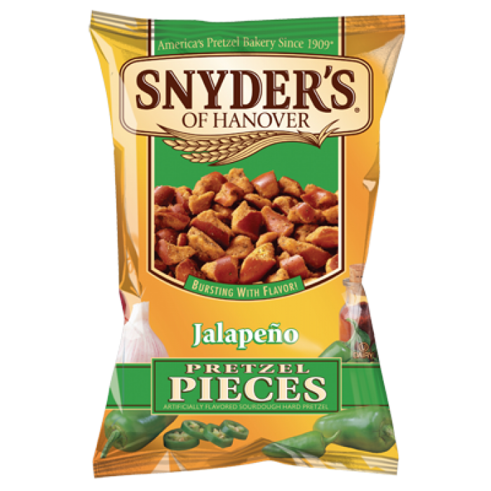 Snyder's Jalapeno Pretzels 10 x 125g