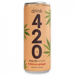 Drink 420 - CBD Infused Hibiscus Ginger - 12 x 250ml