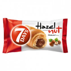 7 Days Croissant - Hazelnut Filling - 20 x 80g
