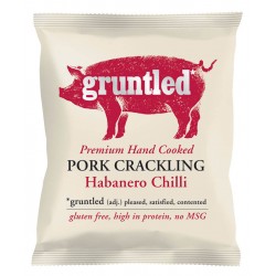 Gruntled Pork Crackling - Habanero Chilli - 12x35g