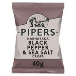 Pipers Karnataka Black Pepper & Sea Salt 24 x 40g