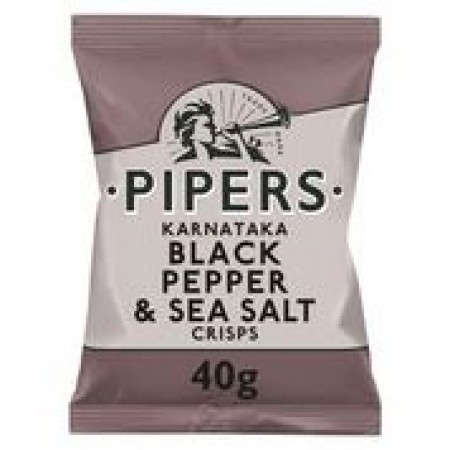 Pipers Karnataka Black Pepper & Sea Salt 24 x 40g