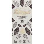 Divine Organic - 95% Dark chocolate - 10 x 80g