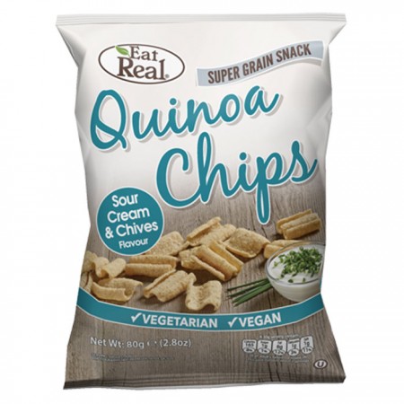 Eat Real Quinoa Sour Cream & Chive 12 x 30g