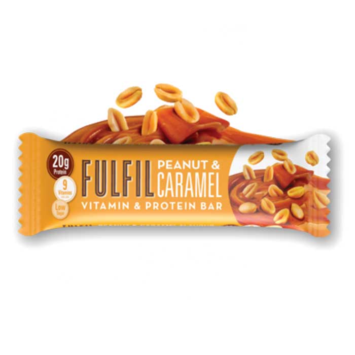 Fulfil Vitamins & Protein Bar, Peanut & Caramel 15 x 55g