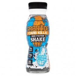 Grenade Carb Killa Shake - Cookies & Cream | 8 x 330ml 