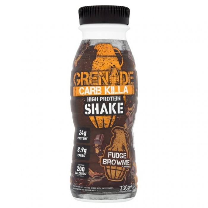 grenade fudge brownie shake