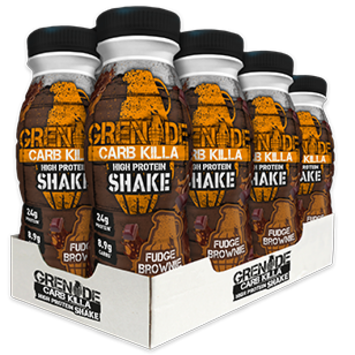 grenade fudge brownie shake