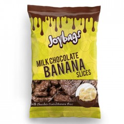 Joybags Milk Chocolate Banana Slices Bag | 12 x 150g 
