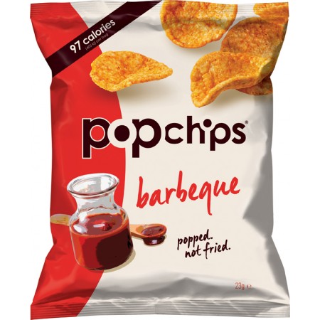 Popchips Barbeque Popped Potato Chips 24 x 23g