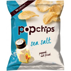 Popchips Sea Salt Popped Potato Chips 24 x 23g