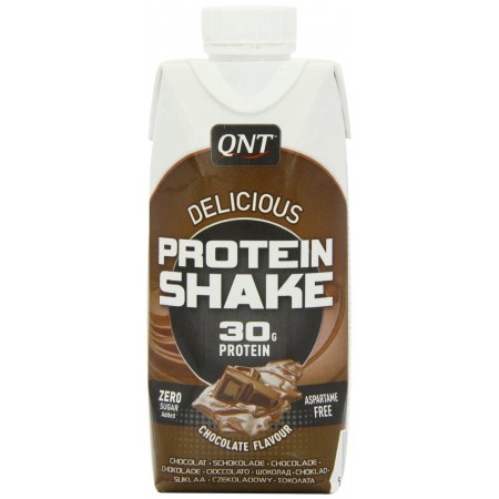 QNT Delicious Chocolate 25g Protein Shake 12 x 330ml