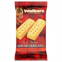 Walkers Pure Butter Shortbread Fingers 24 x 40g