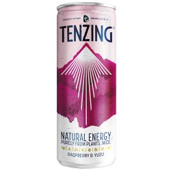 Tenzing Natural Energy - Raspberry & Yuzu - 12 x 250ml 