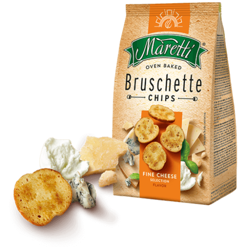 Maretti Bruschette Chips - Cheddar & Sour Cream 14 x 70g