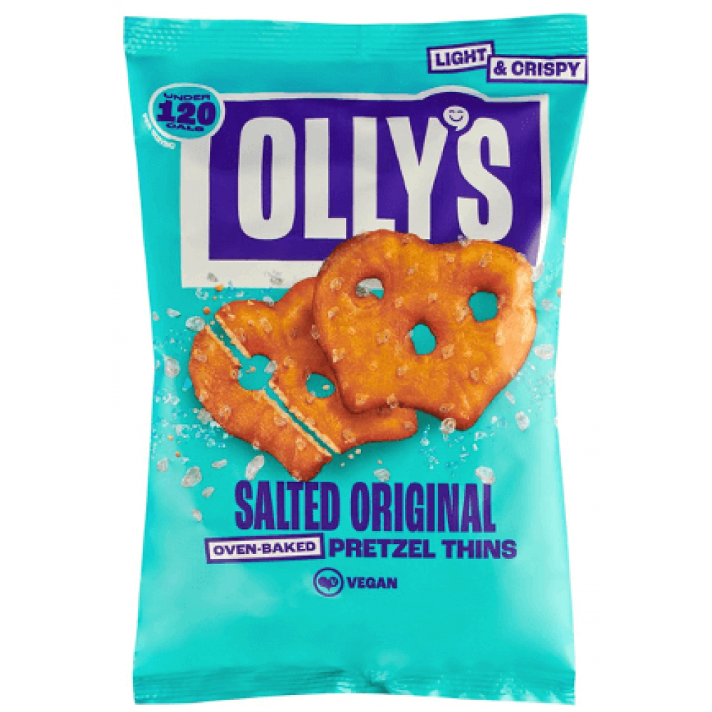 Ollys Pretzel - Salted Original Thins - 7 x 140g