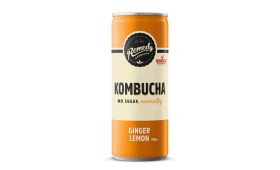 Remedy Kombucha Ginger & Lemon - 12 x 250ml