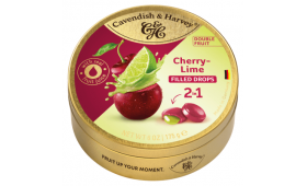 Cavendish & Harvey - Double Fruit Drops Cherry with Lime Filling 9 x 175g