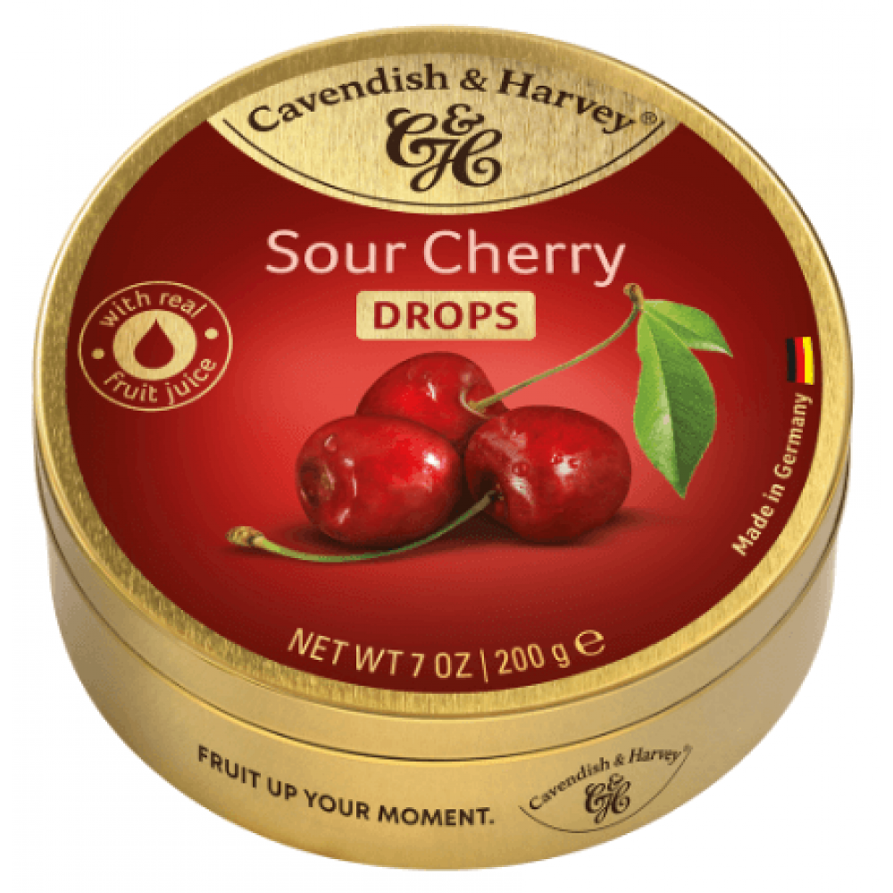 Cavendish & Harvey - Sour Cherry Drops 9 x 200g