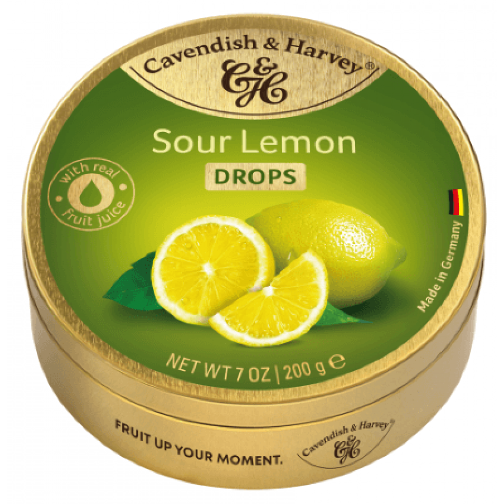 Cavendish & Harvey - Sour Lemon Drops 9 x 200g