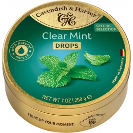 Cavendish & Harvey - Clear Mint Drops 9 x 200g