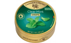 Cavendish & Harvey - Clear Mint Drops 9 x 200g