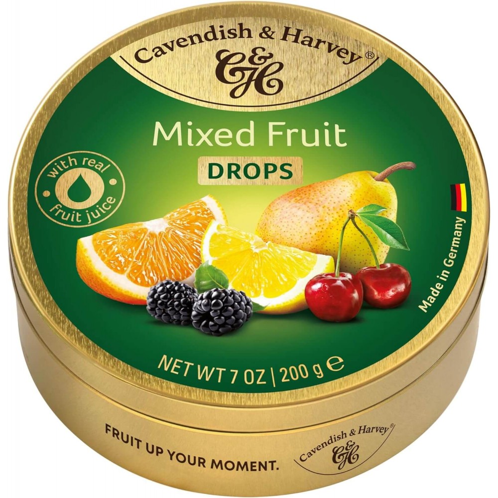 Cavendish & Harvey - Mixed Fruit Drops 9 x 200g