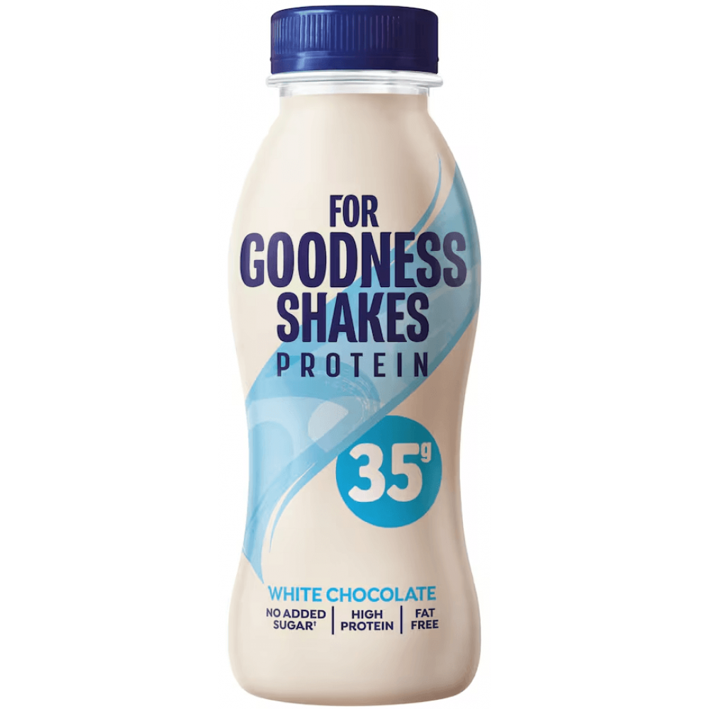 For Goodness Shakes 35g - White Chocolate 8 x 330ml