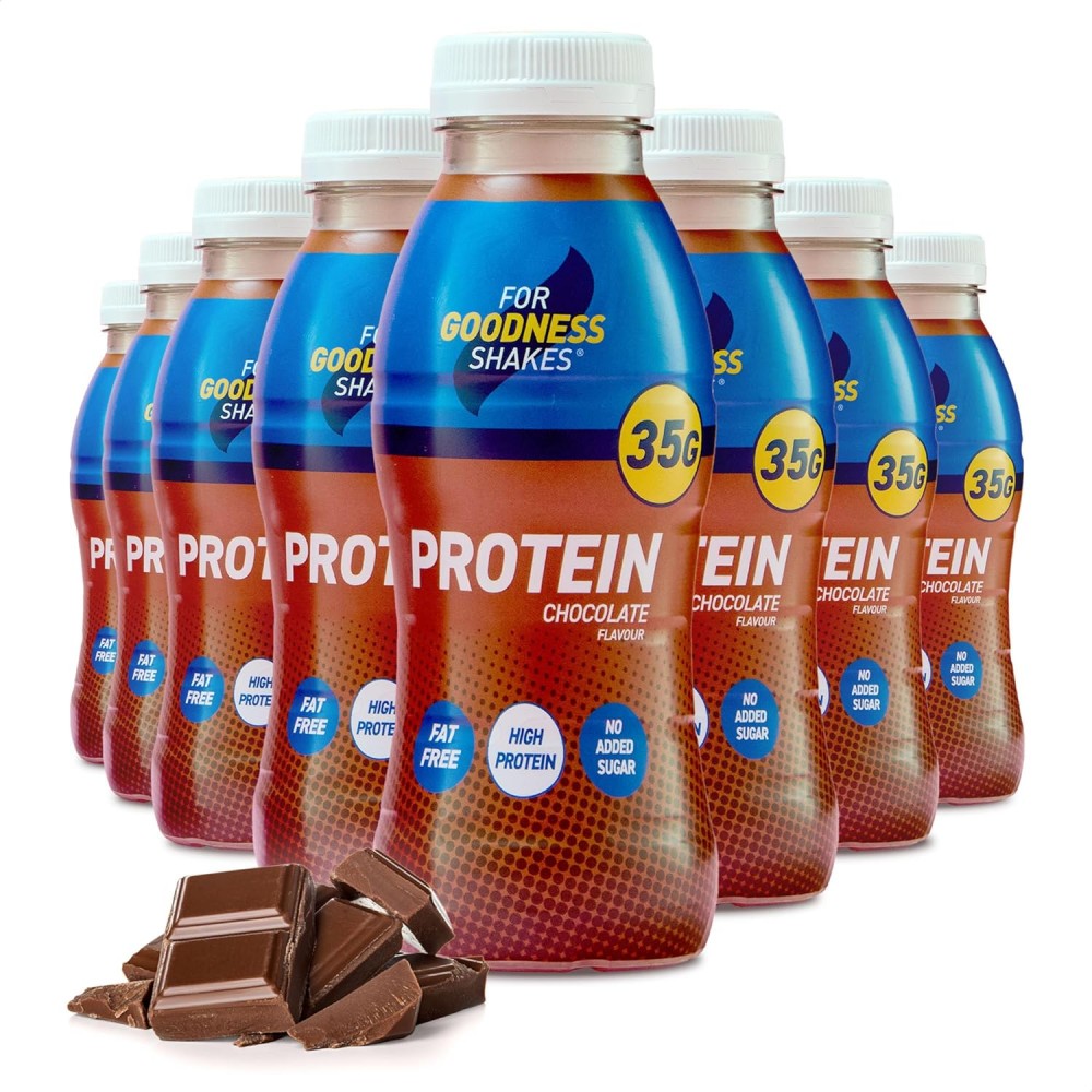 For Goodness Shakes 35g - Chocolate 8 x 330ml