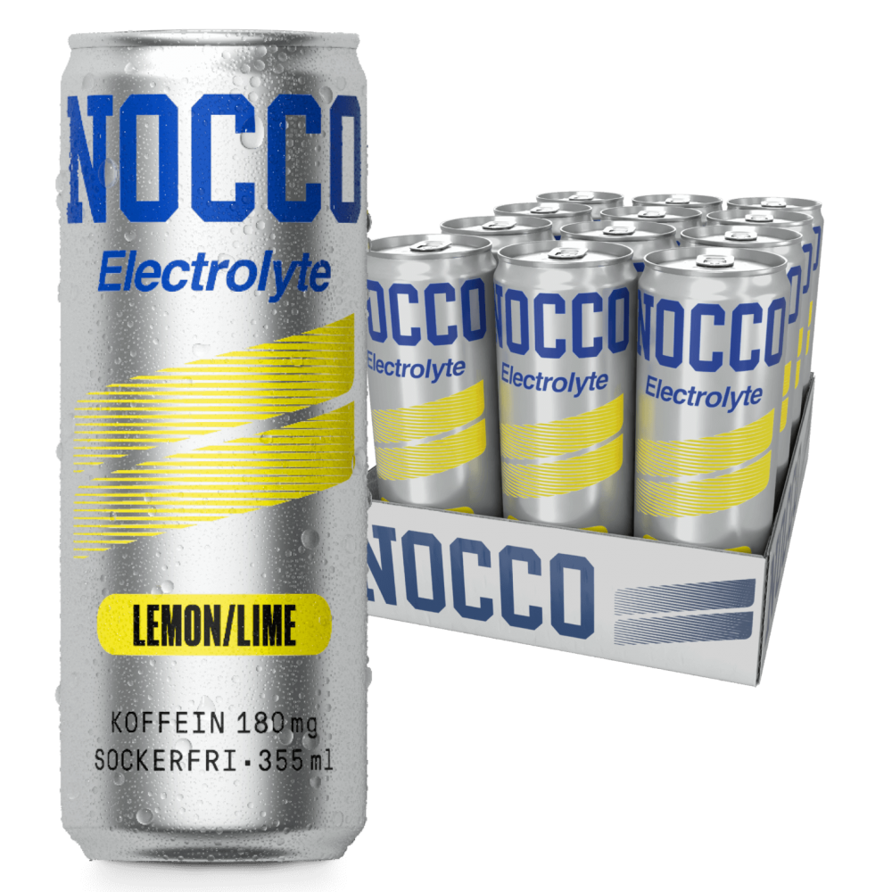 NOCCO Electrolyte - Lemon Lime 12 x 330ml
