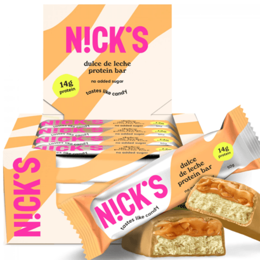 Nicks Protein Bar - Dulce De Leche 12 x 50g
