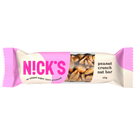 Nicks Nut Bars - Peanut Crunch 12 x 40g