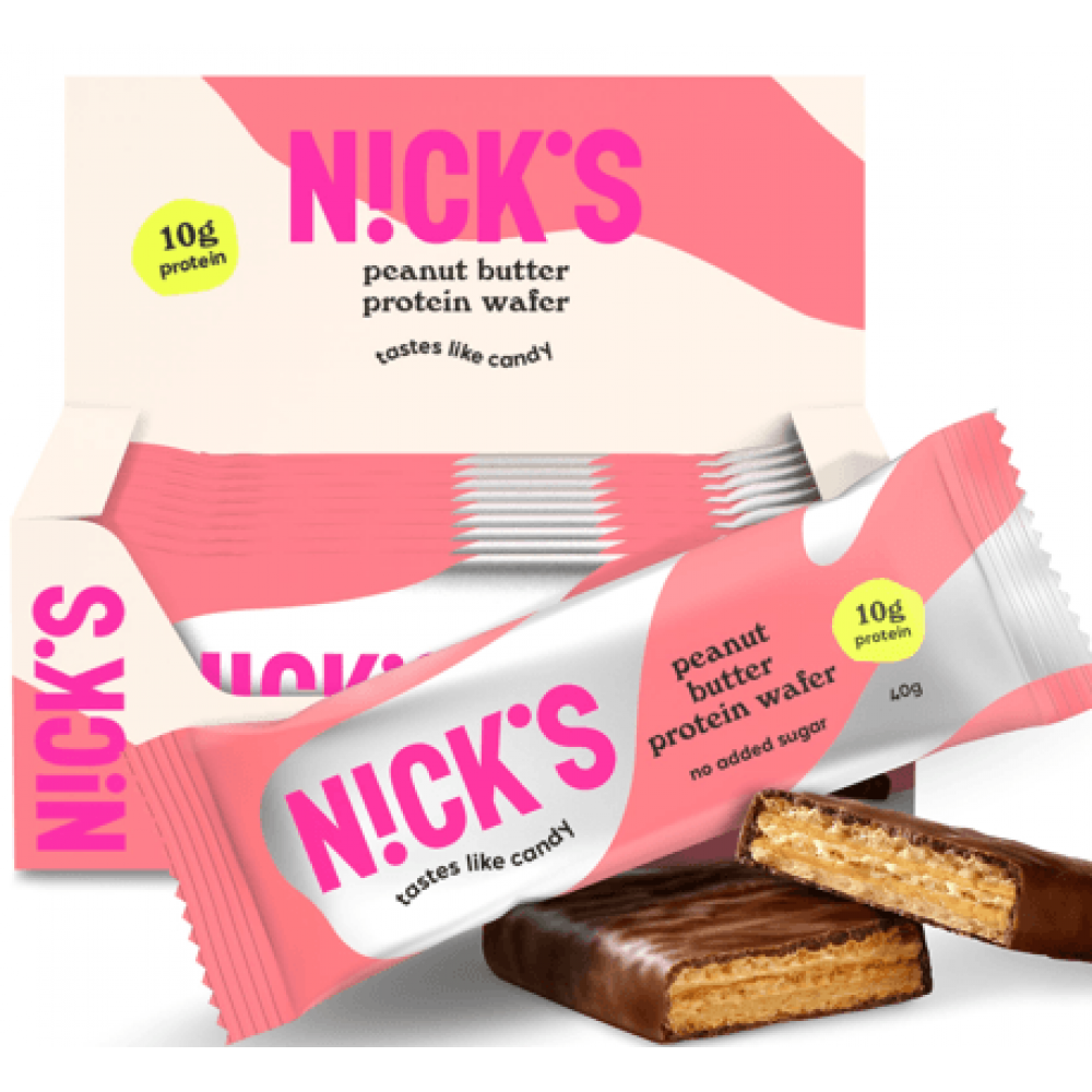 Nicks Protein Wafer - Peanut Butter 24 x 40g