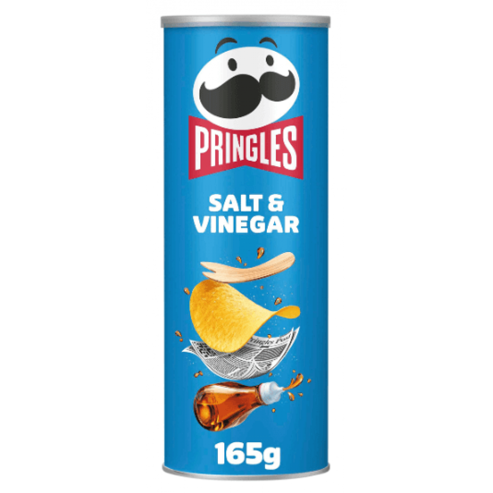 Pringles - Salt & Vinegar 6 x 165g