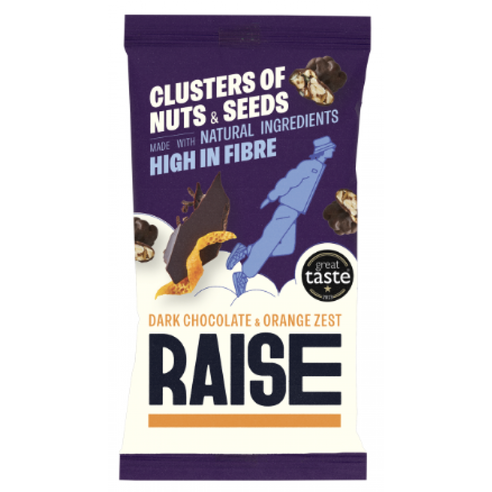 Raise - Dark Chocolate & Orange 12 x 35g