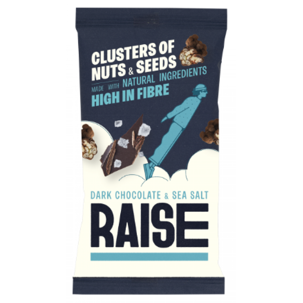 Raise - Dark Chocolate & Sea Salt 12 x 35g