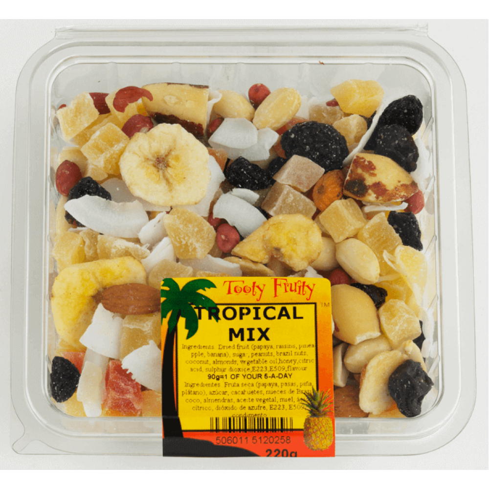 Tooty Fruity - Tropical Mix 6 x 220g Tooty Fruity - Tropical Mix 6 x 220g