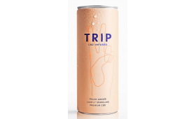 Trip CBD - Peach & Ginger 12 x 250ml Trip CBD - Peach & Ginger 12 x 250ml