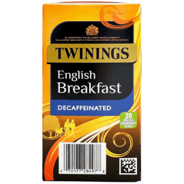 Twinings Tea - English Breakfast Decaf 4 x 20