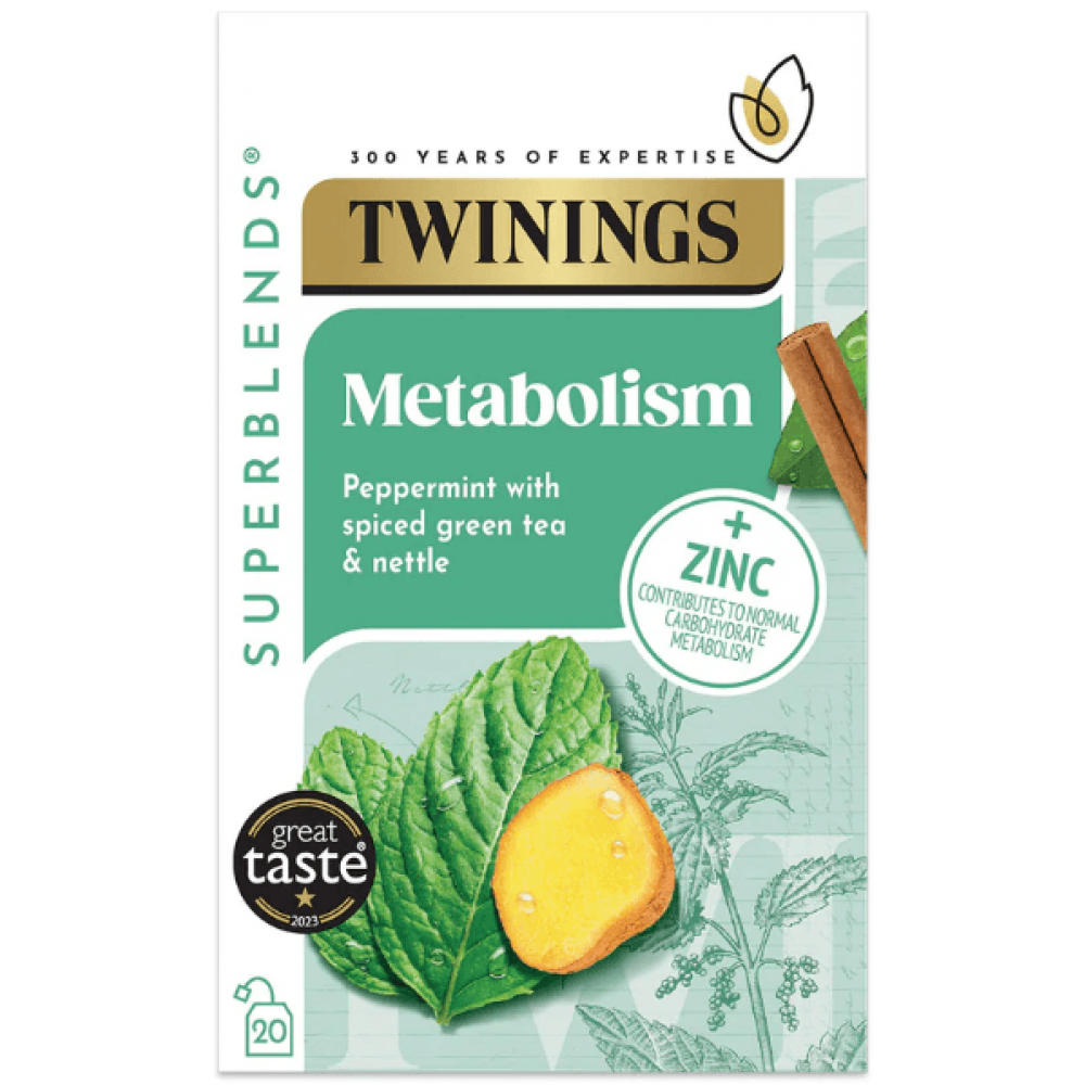 Twinings Tea - Super Blends Metabolism 4 x 20