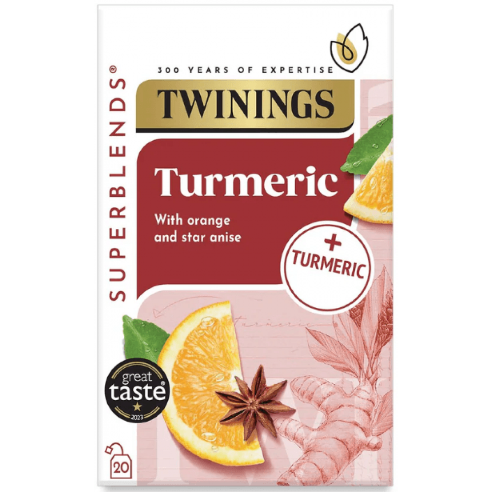 Twinings Tea - Super Blends Turmeric 4 x 20
