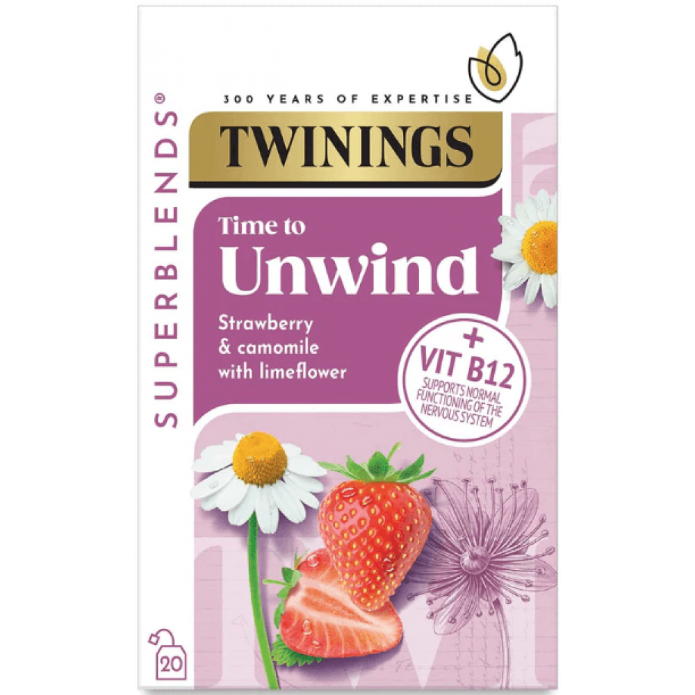 Twinings Tea - Super Blends Unwind 4 x 20