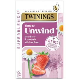 Twinings Tea - Super Blends Unwind 4 x 20