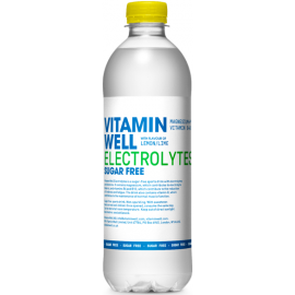 Vitamin Well Electrolytes - Lemon & Lime Sugar Free 12 x 500ml