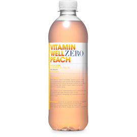 Vitamin Well ZERO - Peach 12 x 500ml